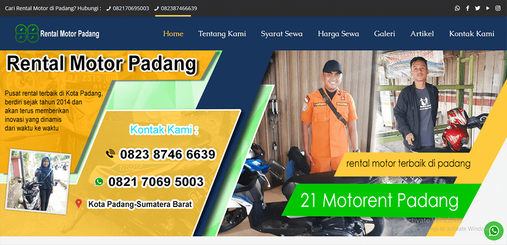 www.rentalmotorpadang.com